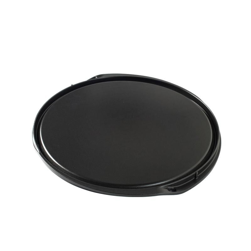 Nordic Ware 12" reversible round griddle, featuring a nonstick surface for versatile cooking on stovetop, oven, or grill.