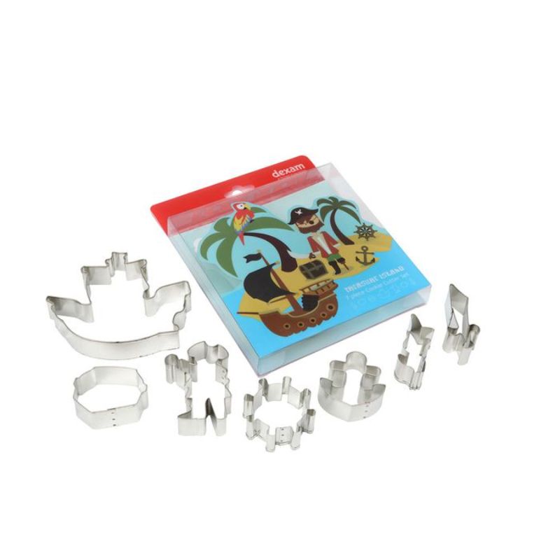 Cookie CUTTERS - DEXAM TREASURE ISLAND (SET of 7)