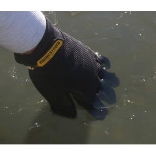 Youngstown Waterproof Winter Plus Work Gloves in Small, featuring fleece lining, waterproof protection, and durable grip for winter work.