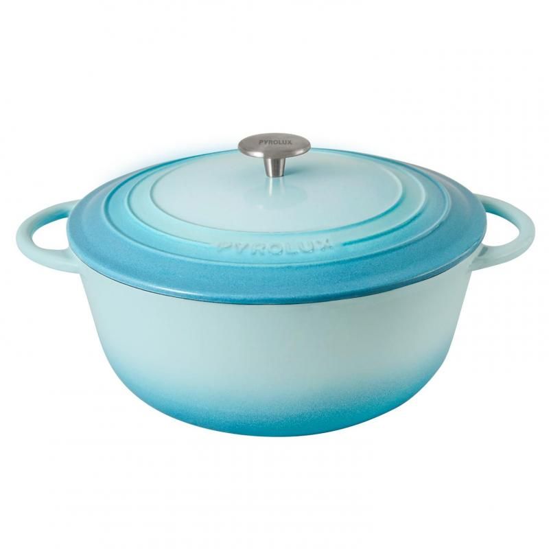 Pyrolux Pyrochef Round French Oven Duck Egg Blue - 26cm/5L