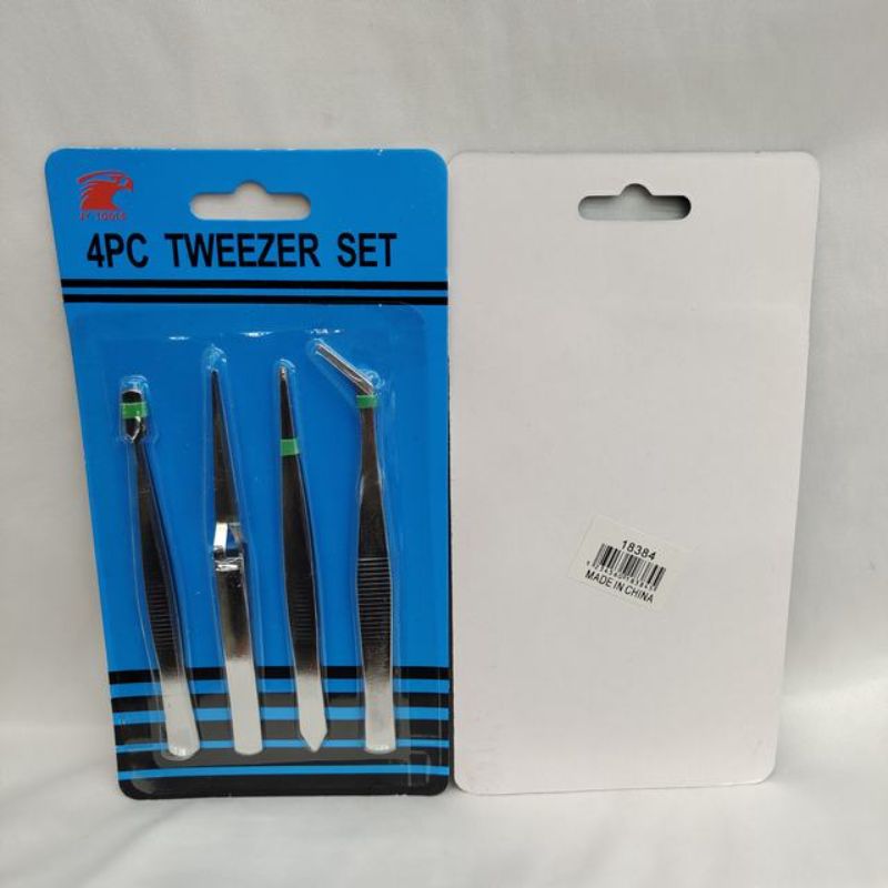 12 packs of stainless steel tweezers with ergonomic grips, perfect for grooming and crafting precision tasks.
