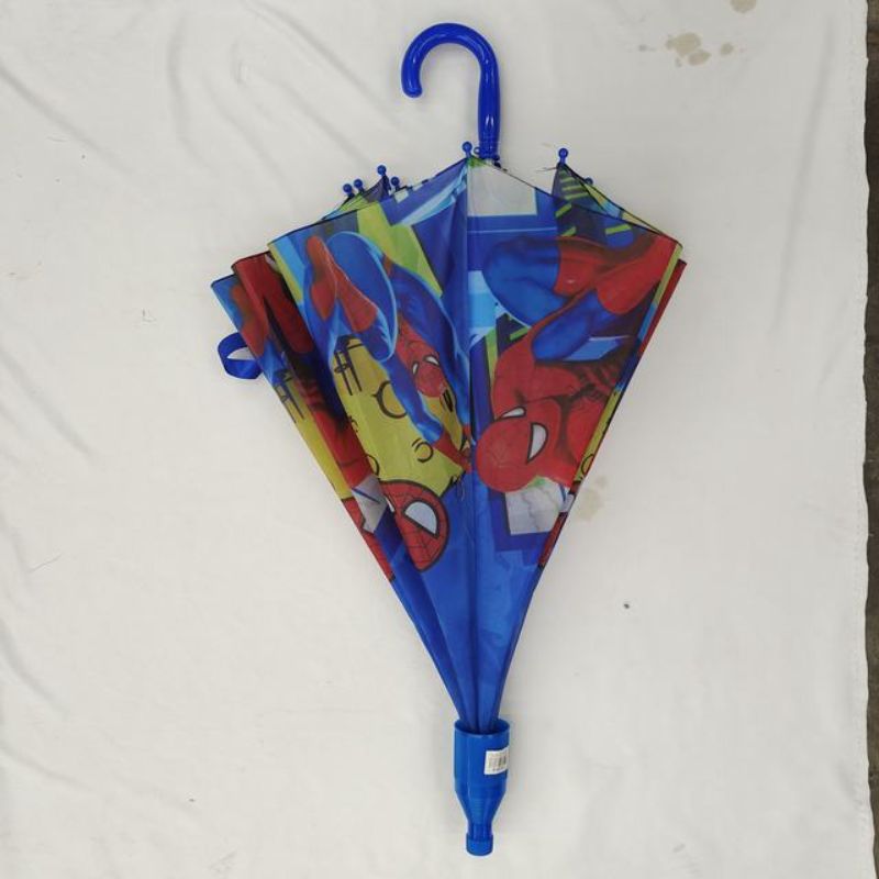 Colorful kids' umbrellas in a set of 12, designed for little hands, perfect for fun on rainy days.