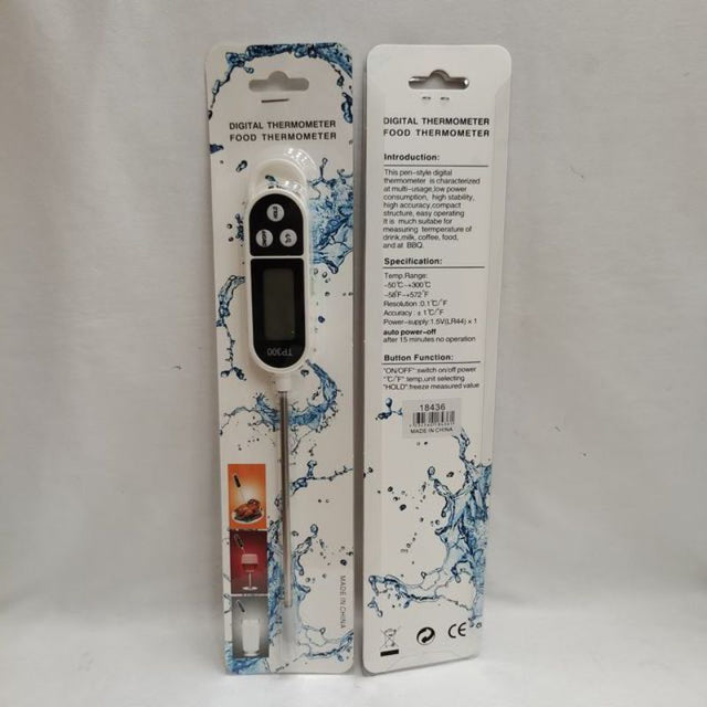 Set of 6 electronic thermometers for precise temperature readings in health and cooking, featuring fast response and digital displays.