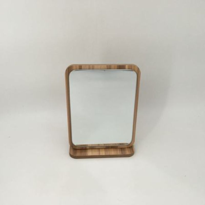 Set of 6 sleek cosmetic mirrors (18x23.5cm) for precise makeup application and grooming, perfect for home or salon use.