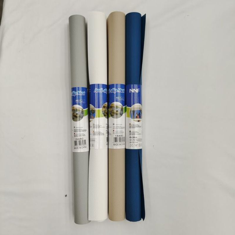 Set of 12 non-slip mats in assorted colors, measuring 45 x 100cm, ideal for safety in high-traffic areas.