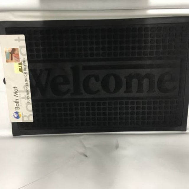 Set of 6 stylish black doormats (50 x 80cm) that enhance home entryways while protecting floors from dirt.