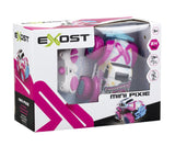 Compact pink remote control car featuring ‘Queen’ on the door, perfect for 360° stunts and adventurous play.