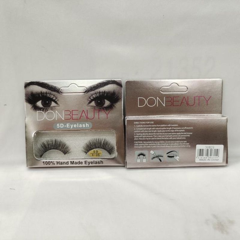 Premium false eyelashes X35, 12 packs, versatile, lightweight, and reusable for stunning everyday or special occasion looks.