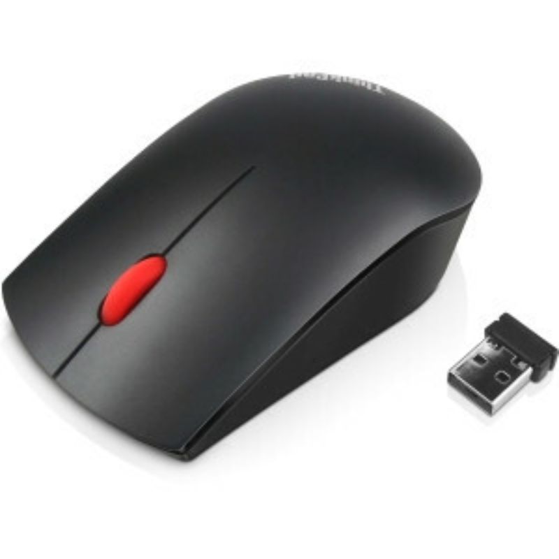 Lenovo ThinkPad Essential Wireless Mouse: sleek, ergonomic design with 1200 DPI sensor for precise navigation, perfect for all users.