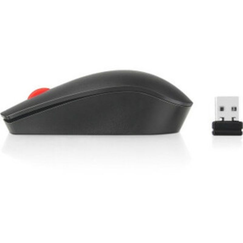 Lenovo ThinkPad Essential Wireless Mouse: sleek, ambidextrous design with 1200 DPI sensor for seamless productivity on the go.