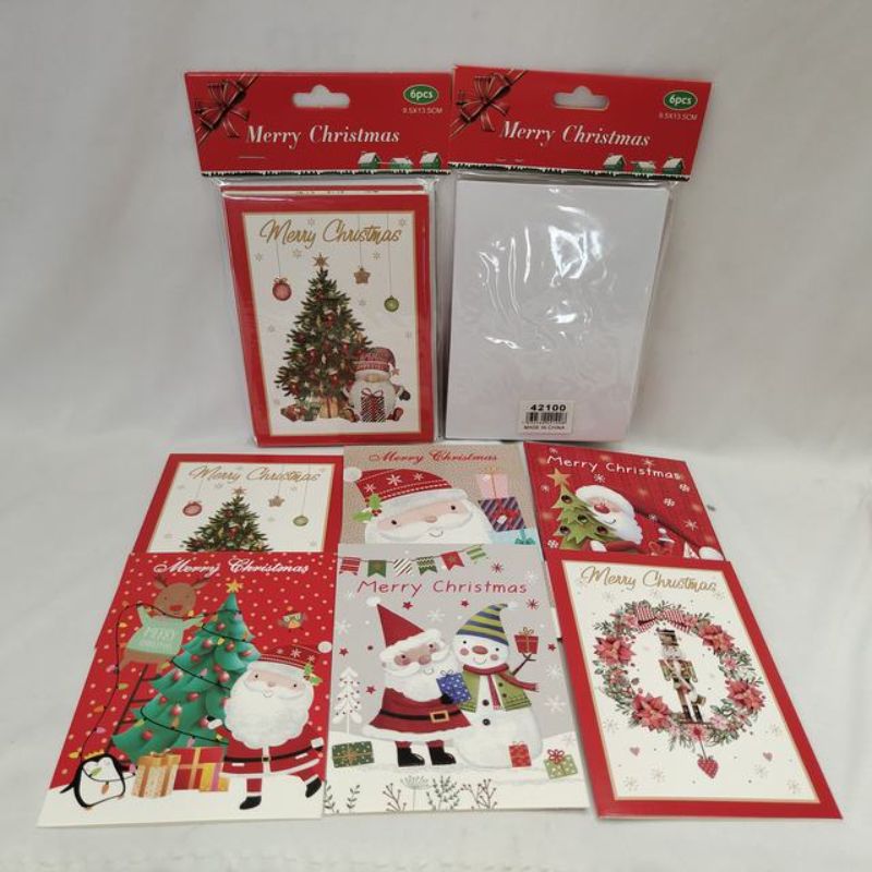 Xmas Invitation Cards (6pcs)