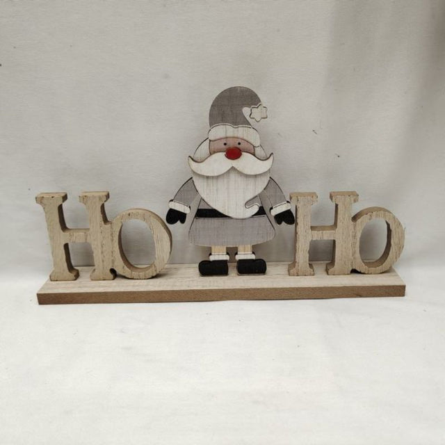 Set of 6 silver Santa ornaments, elegantly designed for festive home decor during the Christmas season.