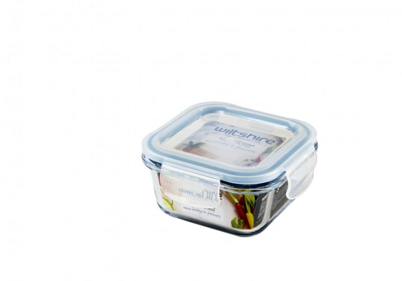 Wiltshire Square Glass Container 300ml