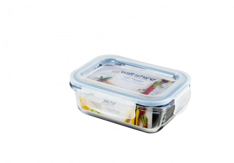 Wiltshire Rectangle Glass Container 370ml