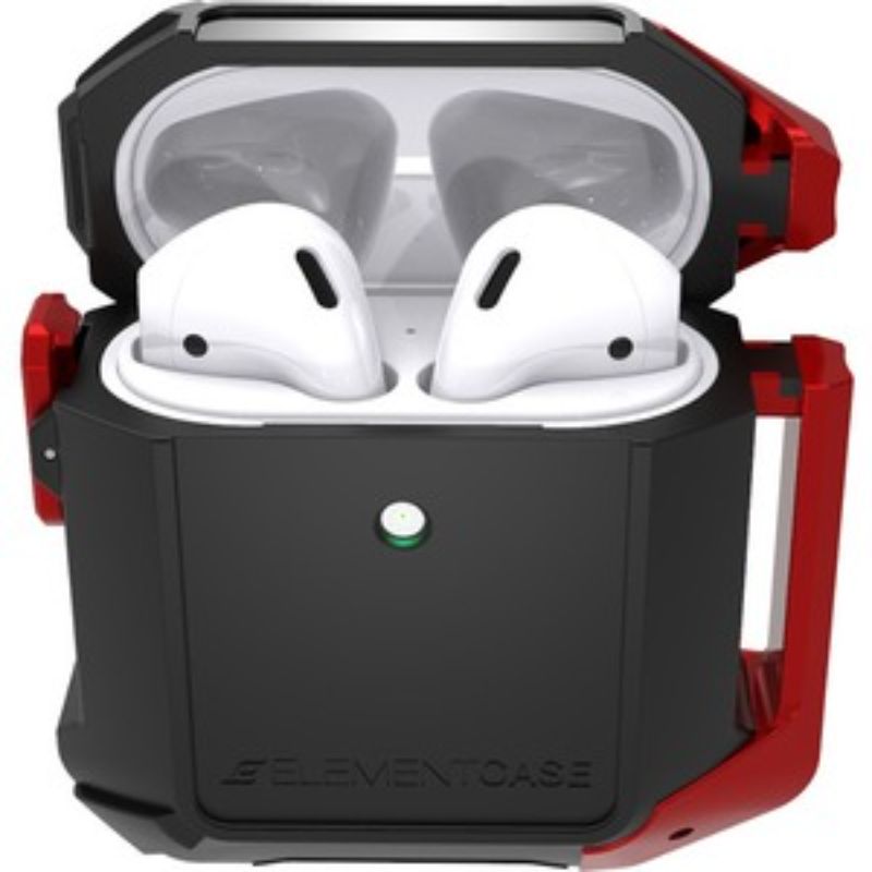 STM Element Case Black Ops Rugged Carrying Case Apple AirPods - Black - Drop Res