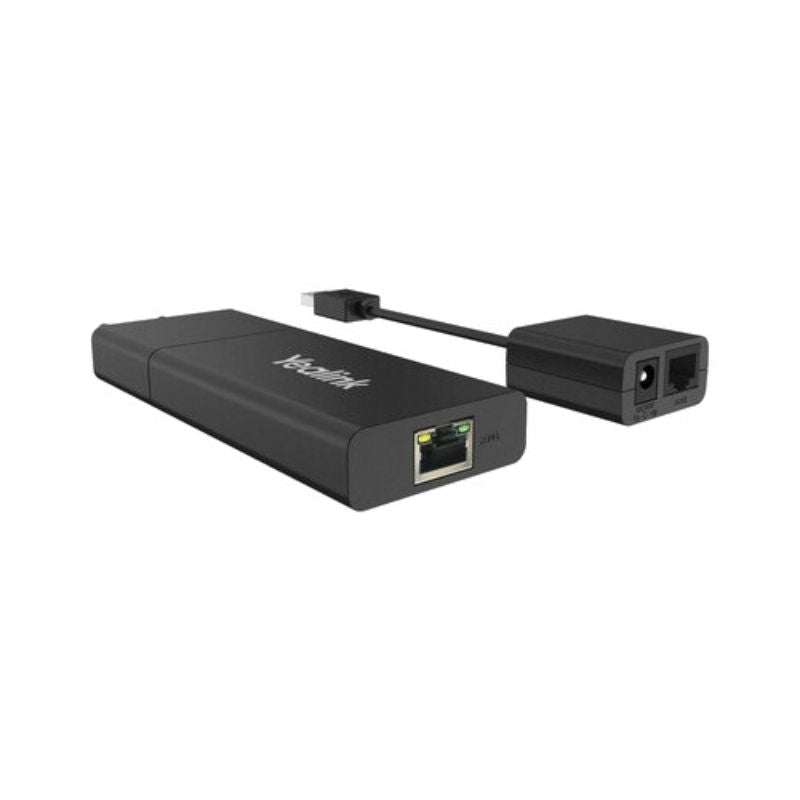 Yealink USB2CAT5E-EXT USB Extender - 2 x Network (RJ-45) - 3 x USB - 40 m Extend