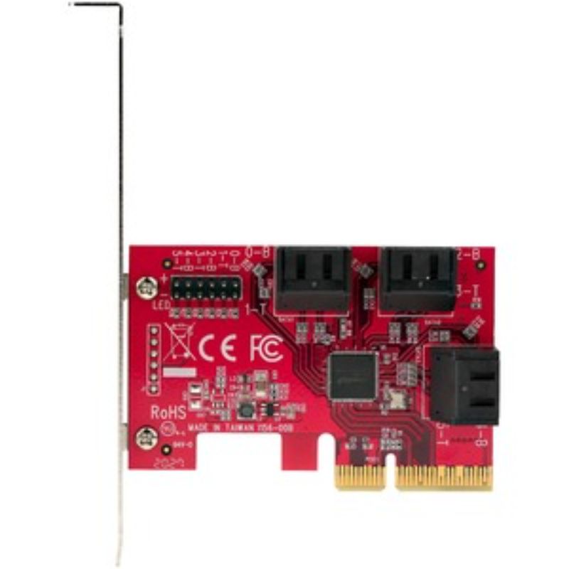 StarTech.com PCIe SATA Card - Serial ATA/600 - PCI Express x4 - Plug-in Card - 6