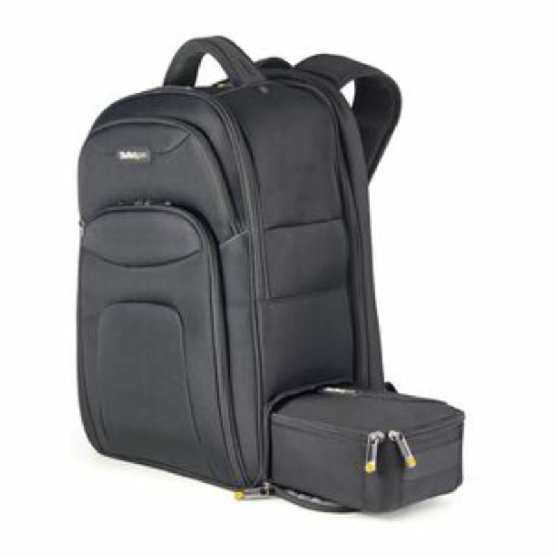 Durable StarTech.com backpack for 17.3" laptops, featuring drop resistance, removable accessory case, and ergonomic design.