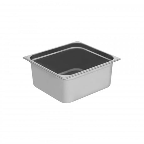 Chef Inox Gastro Pan 18/10, 2/3 size, 150mm, durable stainless steel with sleek design, perfect for versatile food prep and storage.