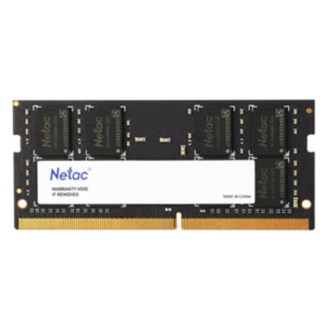 Netac Basic 8GB DDR4-3200 SoDIMM, a 260-pin memory module for laptops, enhances performance and efficiency with lifetime warranty.