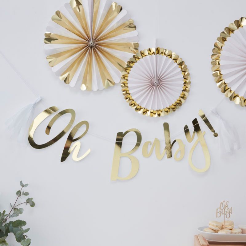 Oh Baby! - Baby Shower Bunting