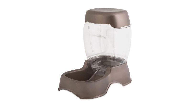 Eco-friendly Pet Cafe Feeder (1.36kg) for small to medium pets, features easy refill and outdoor/indoor versatility.