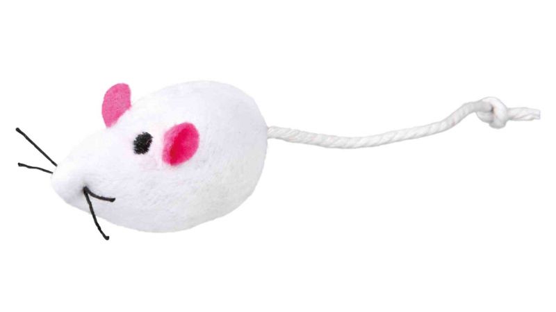 Plush mice for cats with bells, 5 cm, in assorted colors, perfect for playful engagement and mental stimulation (160PCS).