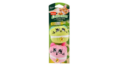 Plush macaron mice cat toys with silver vine and catnip, jingling bells, perfect for playful, interactive feline fun.