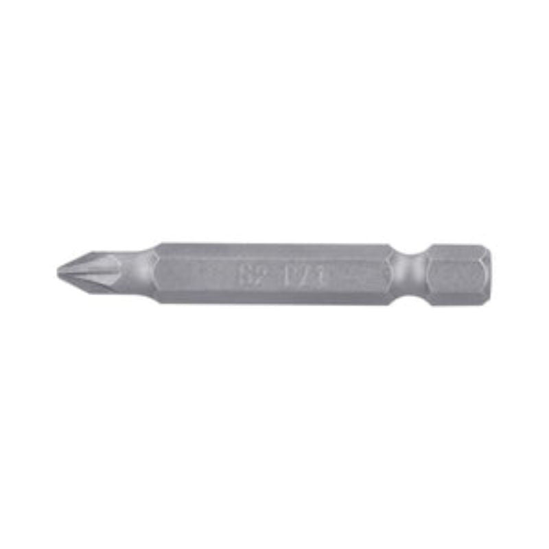 5-pack of 50mm Pozi #1 screwdriver bits made of durable S2 steel, designed for precision and enhanced grip. Ideal for DIY projects.