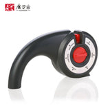 Multifunctional 6-in-1 knife sharpener TG2106 with coarse, medium, and fine grinding for knives and scissors.