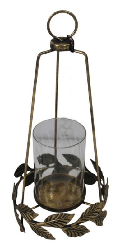 Candle HOLDER - LEAF HANDLE (37cm)