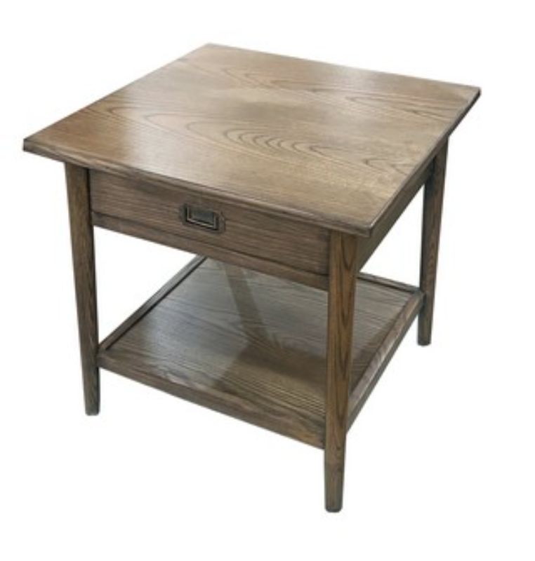 Elegant Provence Ash bedside table (56cm) in natural wood finish, offers style and practicality for any bedroom décor.