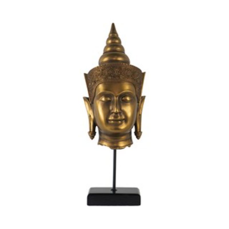 Ornament - BUDDA HEAD ON STAND (50cm)