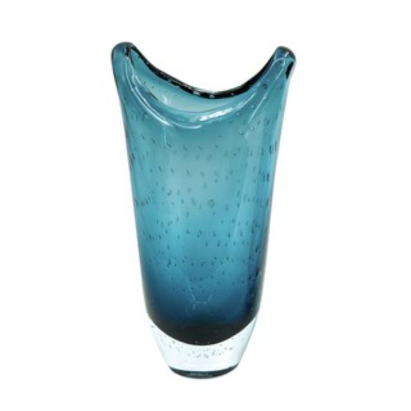 VASE - BLUE GLASS (35cm)