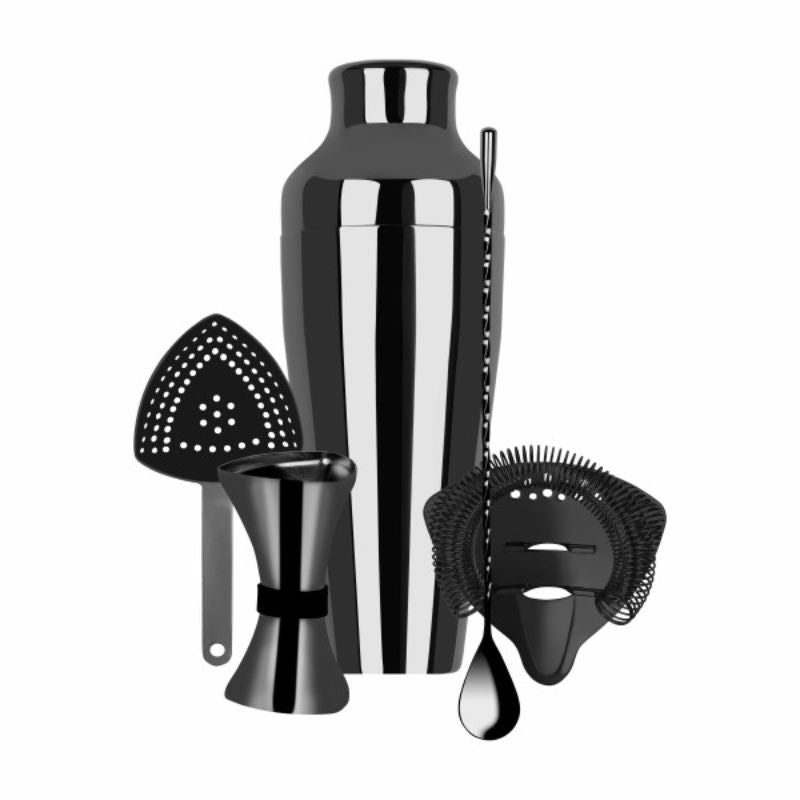 Zanzi Cocktail Set 5pc Gunmetal