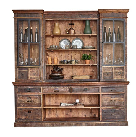 Stylish 2.36m wooden bookshelf with ample storage for books and decor, perfect for any space.