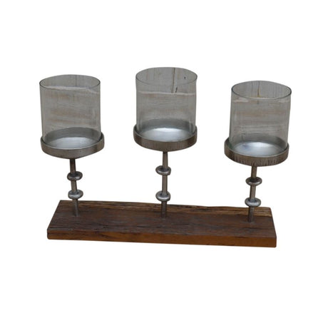 Elegant 48cm candle holder, adding sophistication to home decor with a premium design, perfect for any setting.