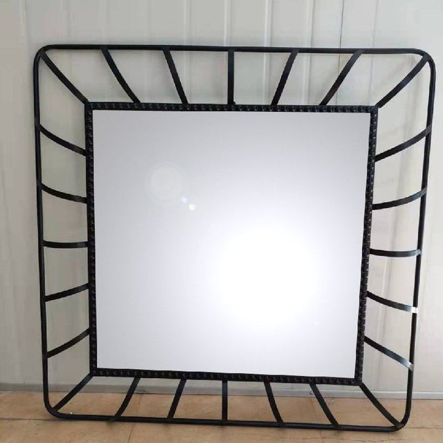 Stylish 1m square black mirror elevating home decor with a sleek finish, perfect for any modern or classic interior.