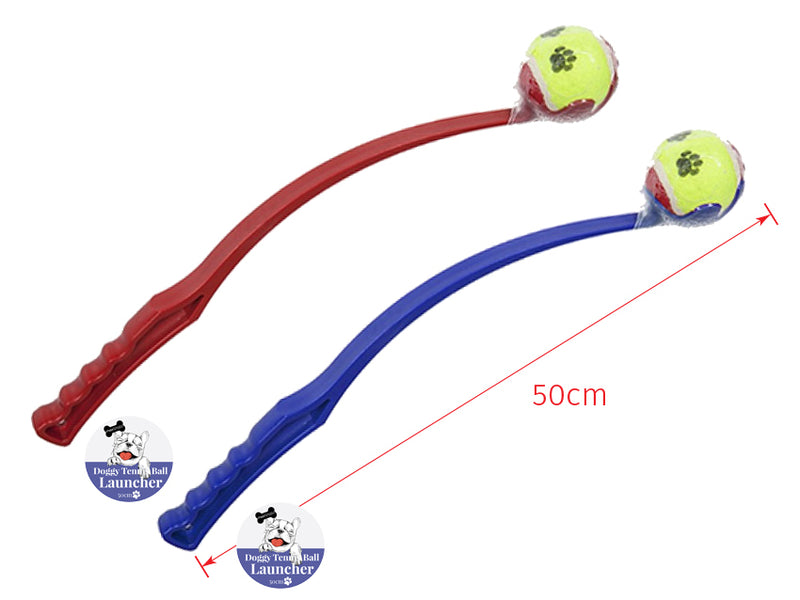 Pet Tennis Ball Launcher - 50cm (24 Assorted Units)