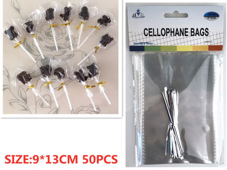 Clear cellophane bags, 9 x 13CM, pack of 600, perfect for gift packaging and crafts, eco-friendly and recyclable.