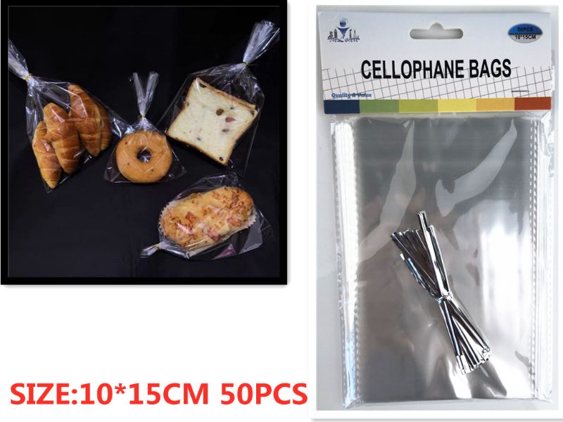 CELLOPHANE BAGS - 10 x 15CM (600pcs)