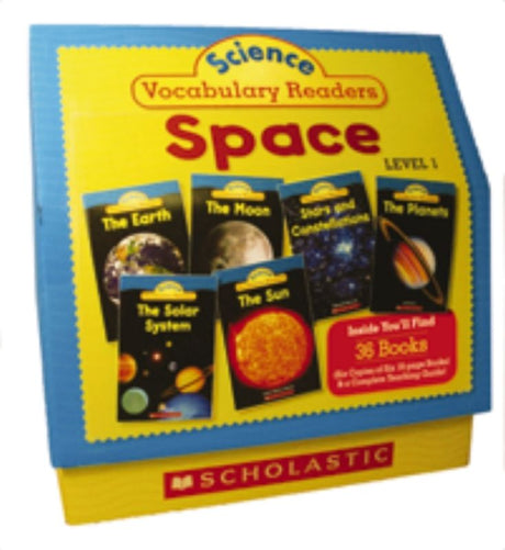 Engaging Science Vocabulary Readers about space for enhancing nonfiction skills and vocabulary in the classroom.