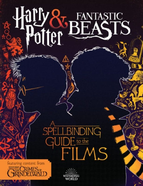 "Paperback guide exploring J.K. Rowling's Fantastic Beasts 2, featuring character insights and stunning visuals."