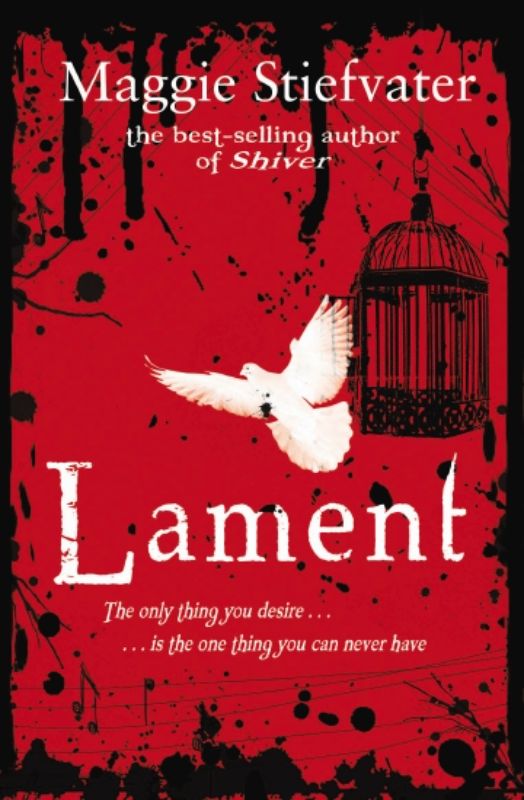 Enchanting paperback of 'Lament' by Maggie Stiefvater, following a girl's adventure in the magical world of faeries.