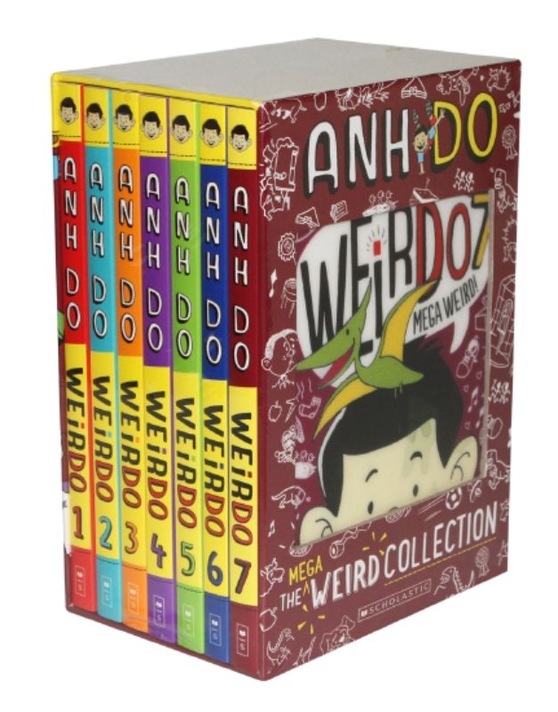 Complete set of Mega Weird Collection 1-7 featuring Weir Do's hilarious adventures in a quirky world of fun and imagination.