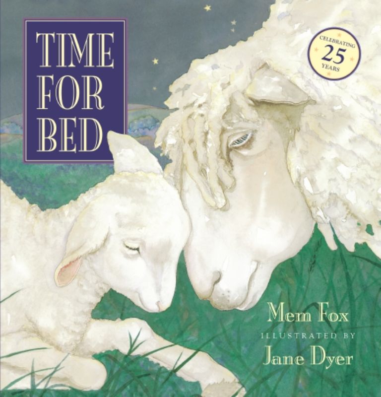 Beautiful hardback edition of *Time For Bed* featuring whimsical watercolour illustrations for joyful bedtime rituals.