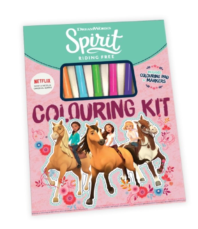 Spirit Riding Free: Colouring Kit (Dreamworks)