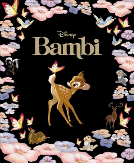 Hardback storybook featuring Bambi with enchanting illustrations, celebrating friendship and nature's beauty.