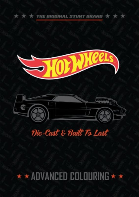 Coloring book featuring classic and modern Hot Wheels die-cast cars, perfect for creative car enthusiasts of all ages.