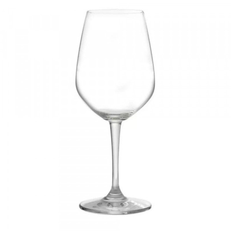 Elegant set of 3 Nova wine glasses (455ml) made from clear, durable soda lime glass, perfect for any wine occasion.